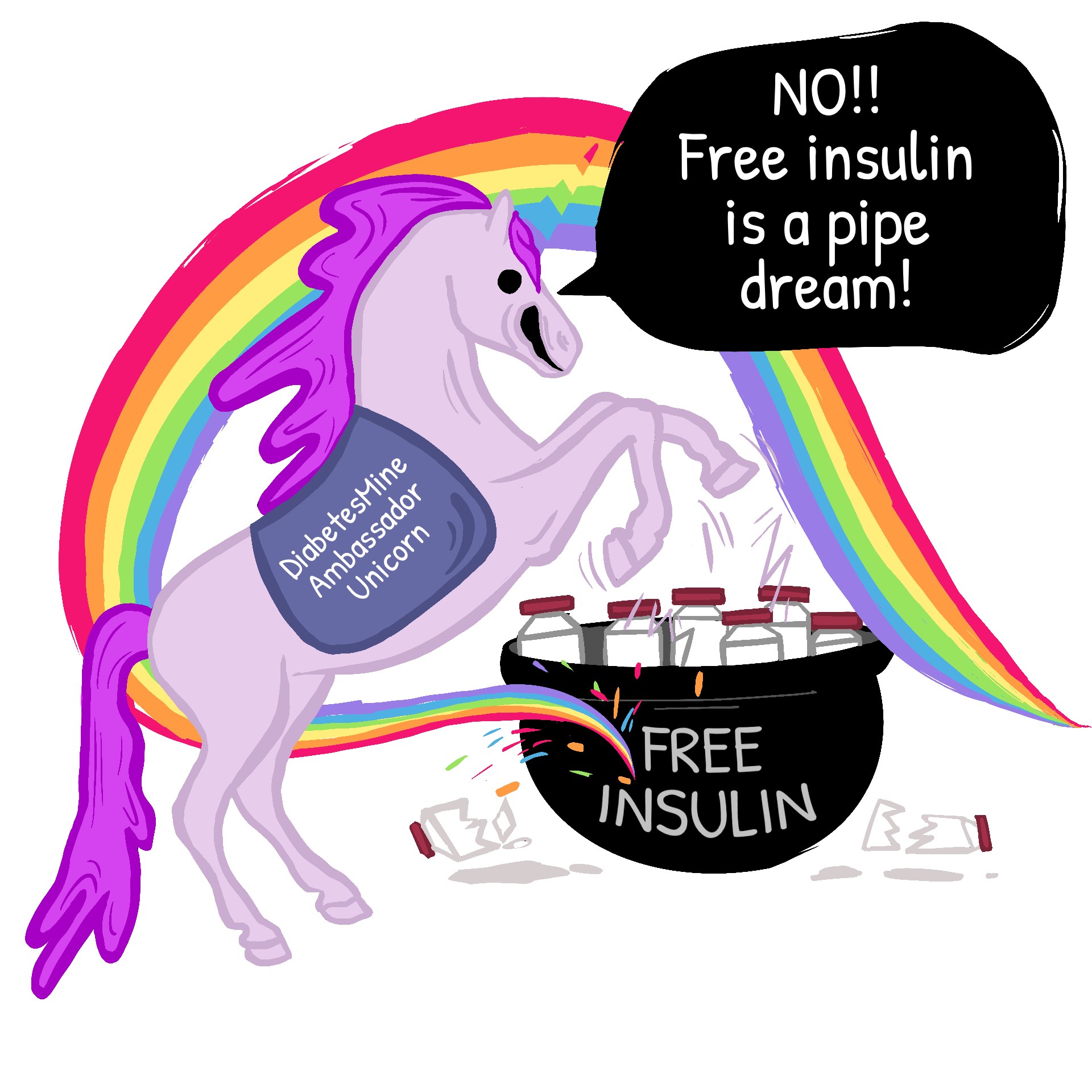 Read more about the article Diabetes Mine and the Case of the Rainbow Unicorn