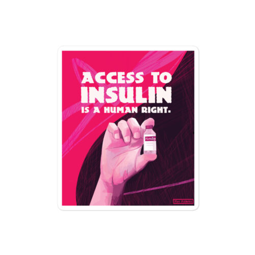 Access to Insulin is a Human Right stickers