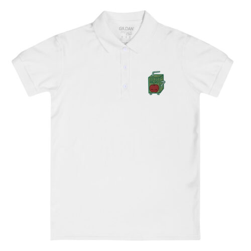 Juice Box Hero Embroidered Women’s Polo Shirt